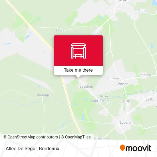 Allee De Segur map