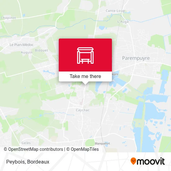 Peybois map