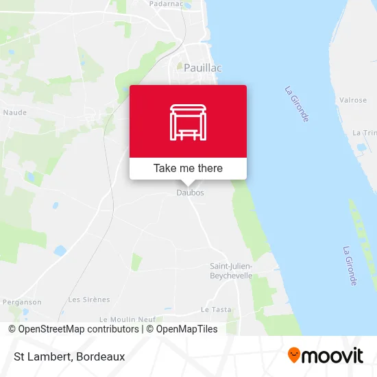 St Lambert map