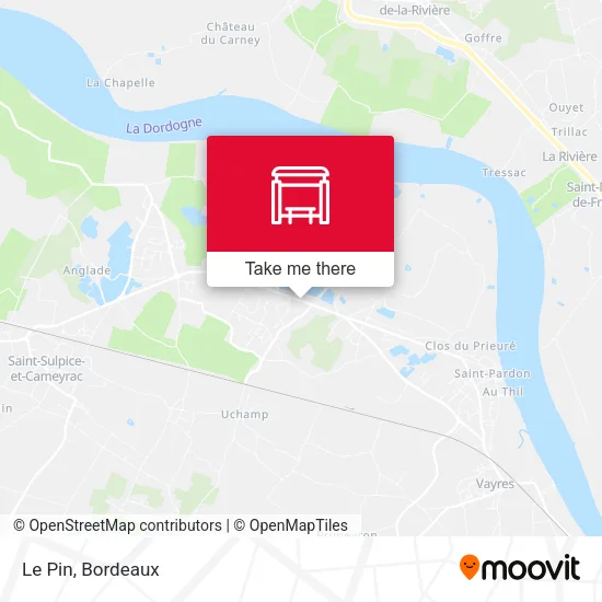 Le Pin map