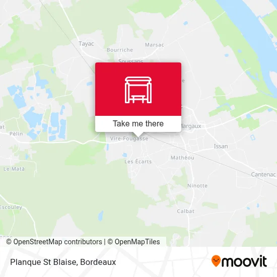 Planque St Blaise map