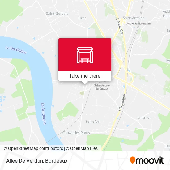 Allee De Verdun map