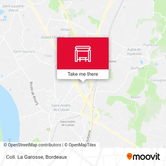 Coll. La Garosse map