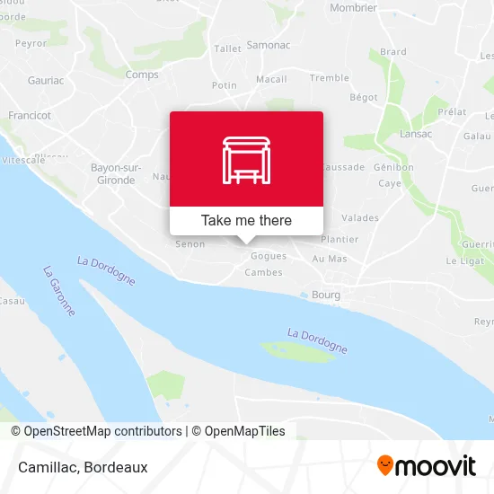 Camillac map