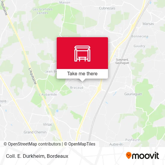 Coll. E. Durkheim map