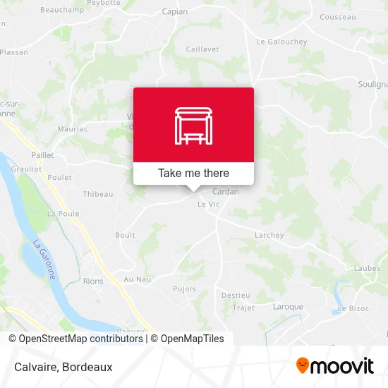 Calvaire map