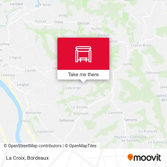 La Croix map