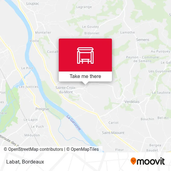 Mapa Labat