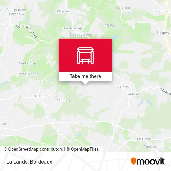 La Lande map