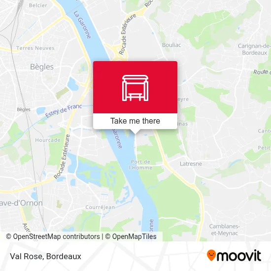 Val Rose map
