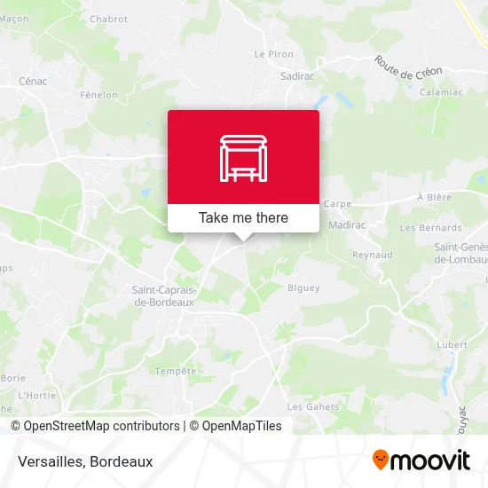 Versailles map
