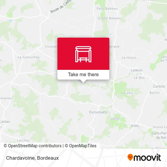 Chardavoine map