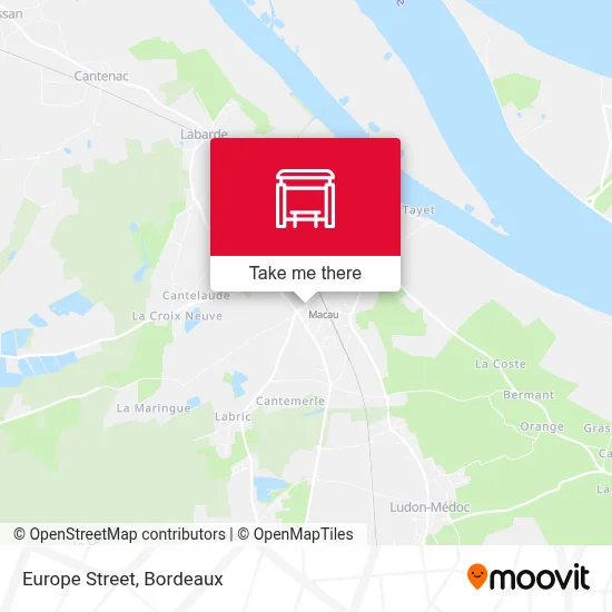 Mapa Rue De L'Europe