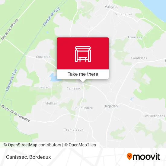 Canissac map