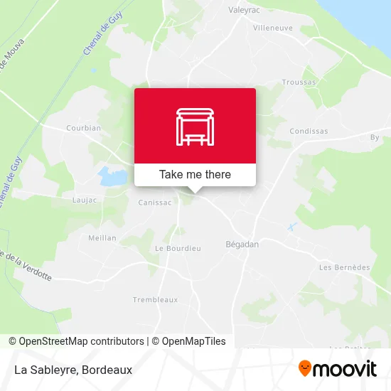 La Sableyre map