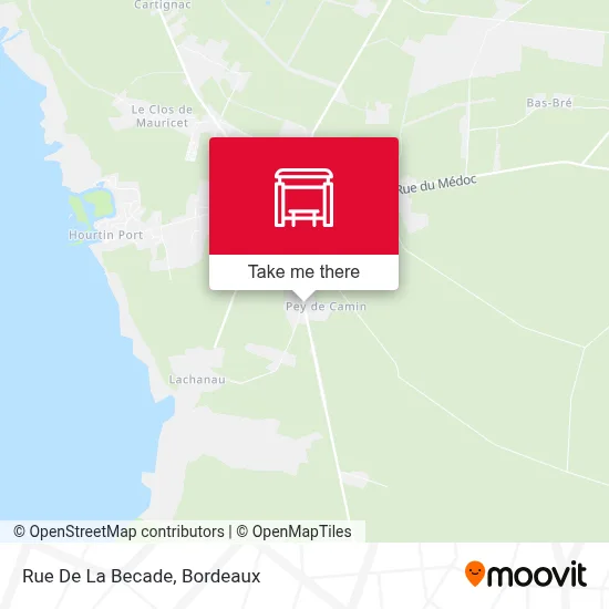 Mapa Rue De La Becade
