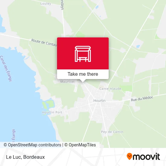 Le Luc map