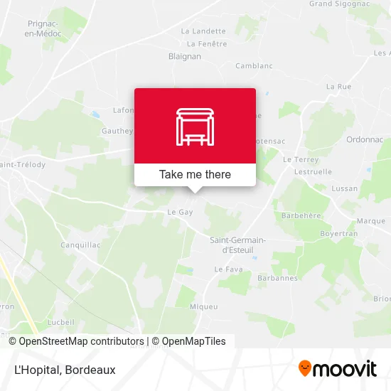 L'Hopital map