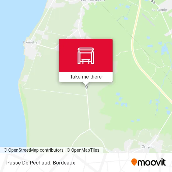 Passe De Pechaud map