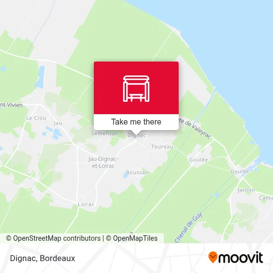 Dignac map