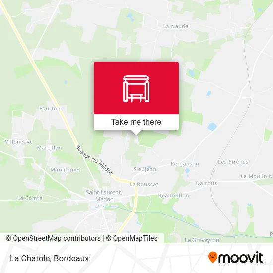 La Chatole map