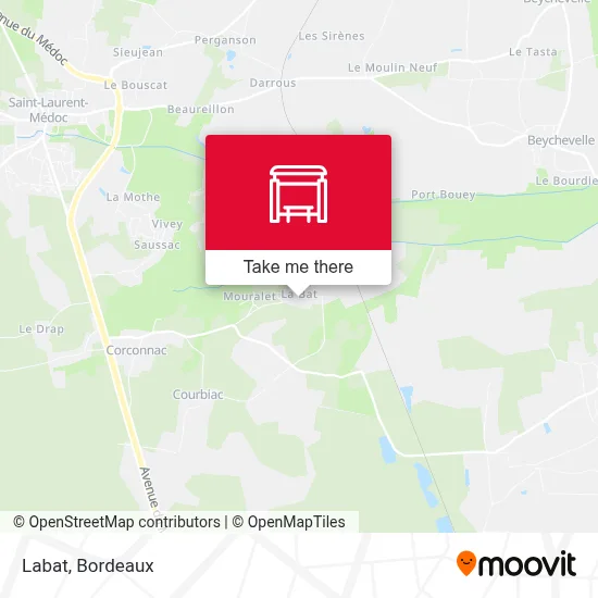 Mapa Labat
