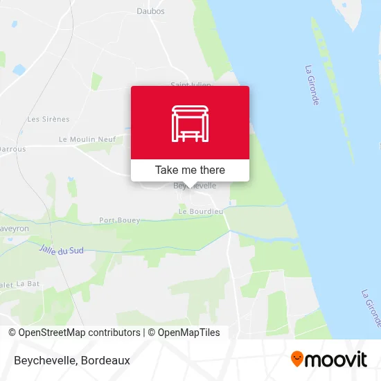 Beychevelle map