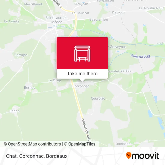 Chat. Corconnac map