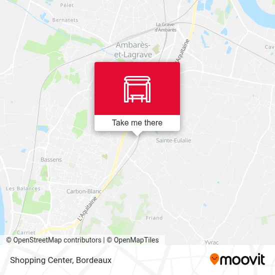 Centre Commercial map
