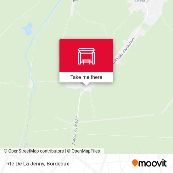 Mapa Rte De La Jenny