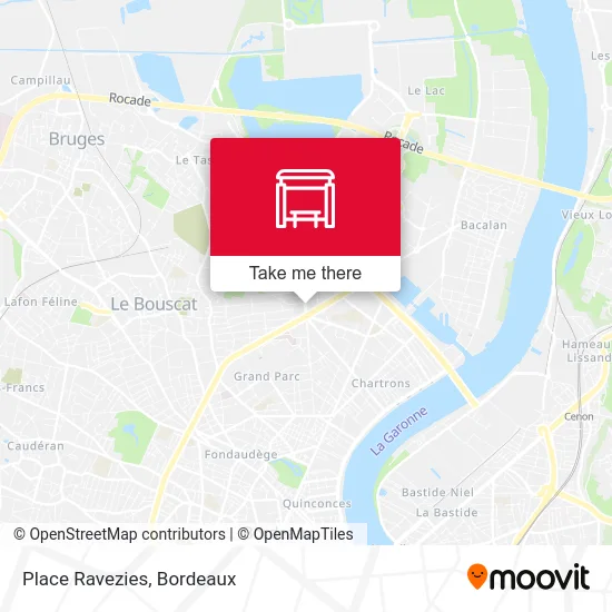 Place Ravezies map