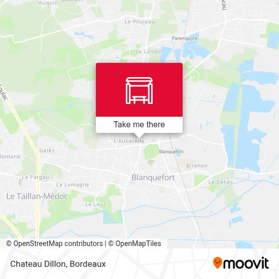 Chateau Dillon map