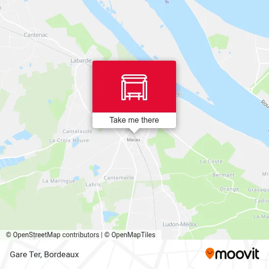 Gare Ter map