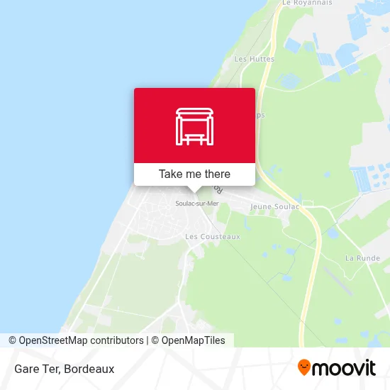Gare Ter map