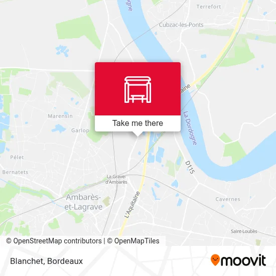 Blanchet map