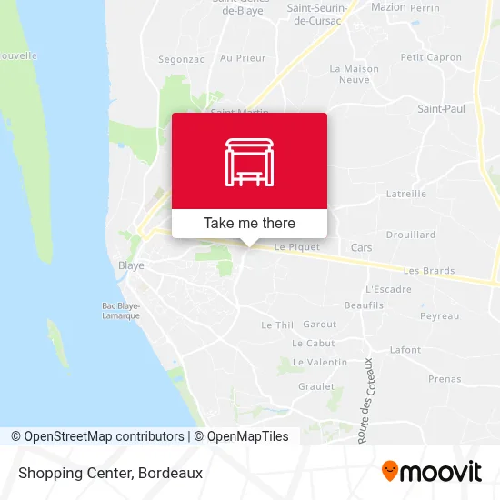 Centre Commercial map