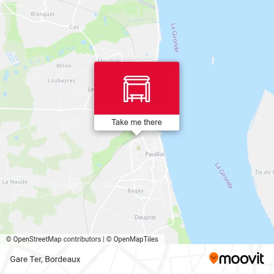 Gare Ter map