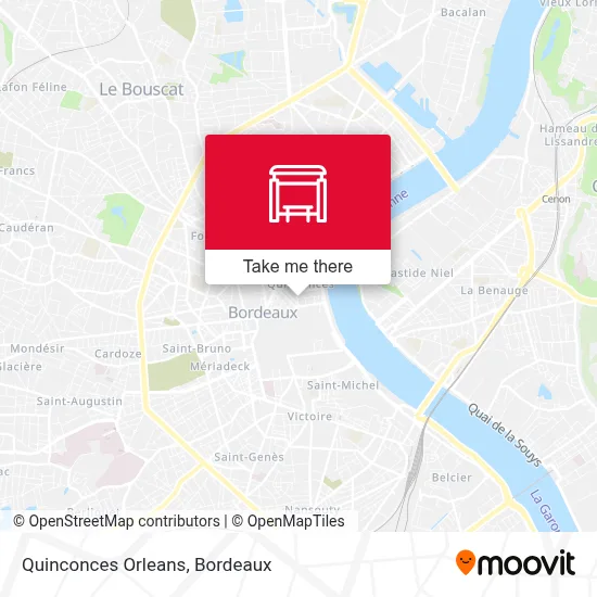 Quinconces Orleans map