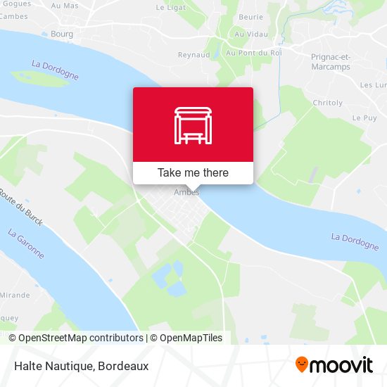 Halte Nautique map