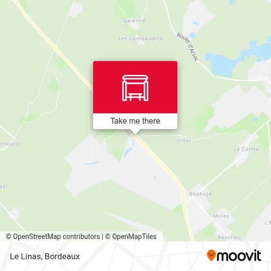 Le Linas map