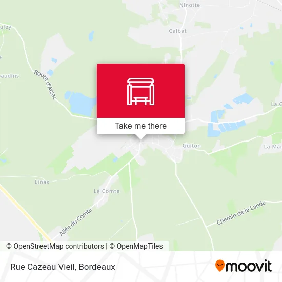 Rue Cazeau Vieil map