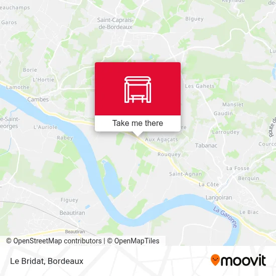 Le Bridat map