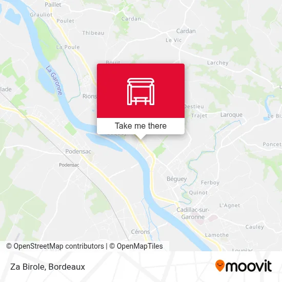 Za Birole map