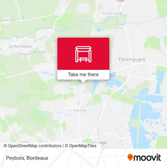 Peybois map