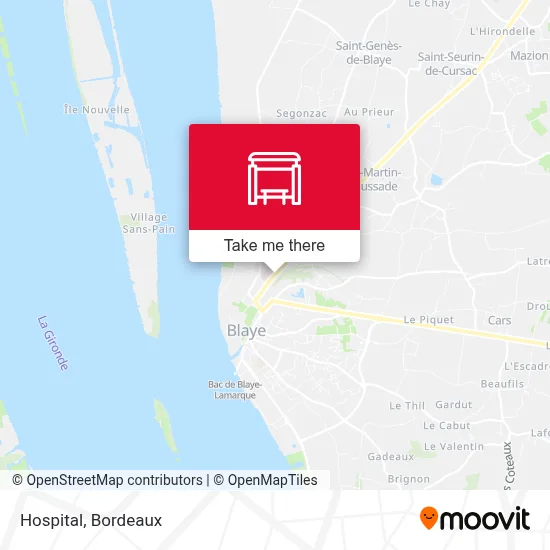 Hopital map