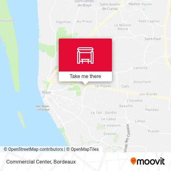 Centre Commercial map