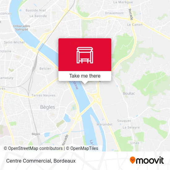 Centre Commercial map