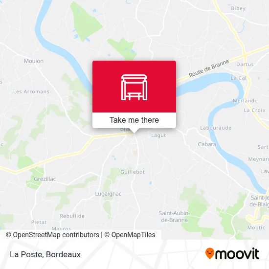 La Poste map