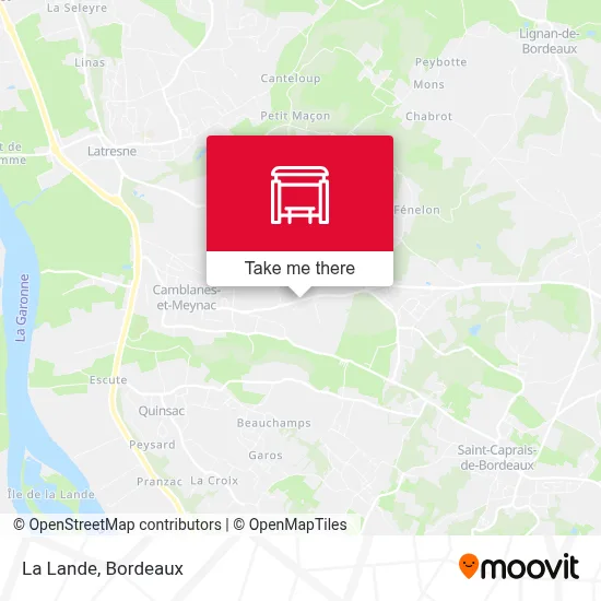La Lande map