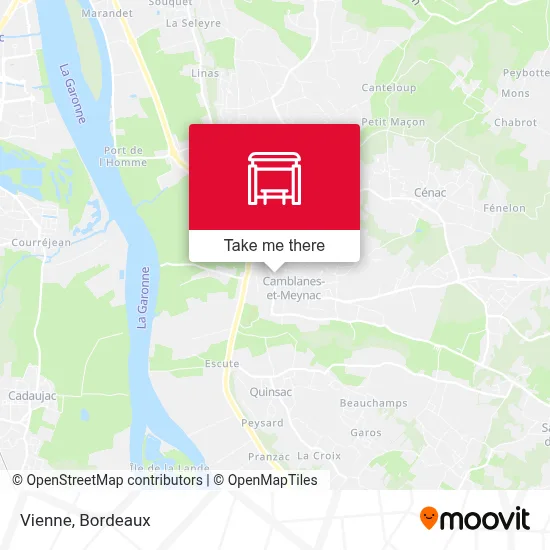 Vienne map